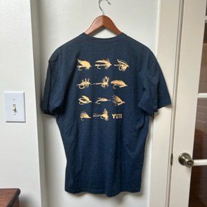 Yet Men's Fly Lures T-shirt-Size XL
